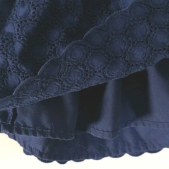 Maggie & Zoe navy eyelet dress, 4T - Picture 5 of 9